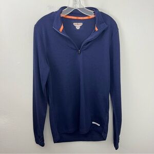 Omni Wool 1/4 Zip Pullover Wool Blend